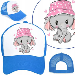 Czapka Z Daszkiem Dla Dzieci Cute Słonik Mix Bajki