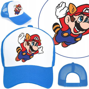 CZAPKA z DASZKIEM dla DZIECI SUPER MARIO Wzory
