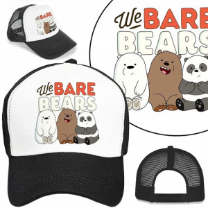 CZAPKA z DASZKIEM dla DZIECI We Bare BEARS Wzory