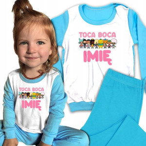 PIŻAMA Dziecięca + Spodnie TOCA BOCA Imię - 98 cm