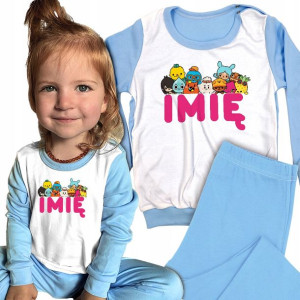 PIŻAMA Dziecięca TOCA BOCA Twoje IMIĘ MiX - 98 cm
