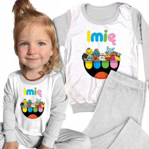 PIŻAMA Dziecięca TOCA Life WORLD Imię MiX - 110 cm
