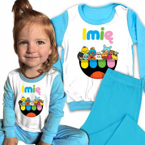 PIŻAMA Dziecięca TOCA Life WORLD Imię MiX - 98 cm