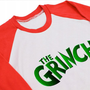 PIŻAMA KOMPLET GRINCH Świąteczne WZORY - 134 cm
