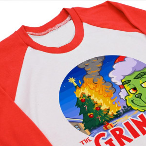 PIŻAMA KOMPLET GRINCH Świąteczne WZORY - 158 cm