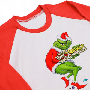 PIŻAMA KOMPLET Prezent GRINCH Wzory - 152 cm