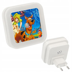 Nocna lampka do kontaktu LED wzór SCOOBY DOO 10