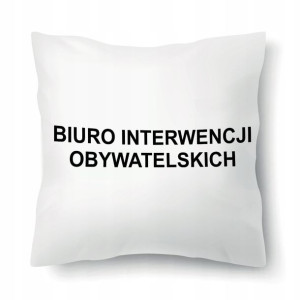 Poduszka 40x40 Biuro Interwencji Obywatelskich Mix