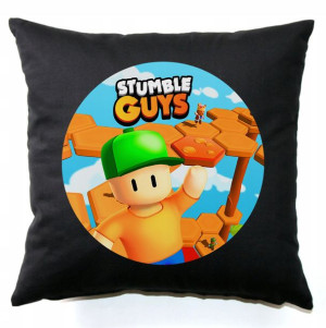 PODUSZKA 40x40 Czarna STUMBLE GUYS Różne WZORY MiX