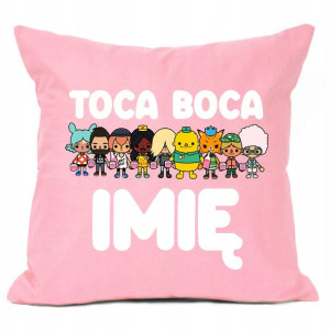 PODUSZKA 40x40 Gracza TOCA BOCA Własne IMIĘ Wzory