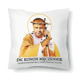 PODUSZKA 40x40 KONON Męczennik MiX WZORÓW Prezent