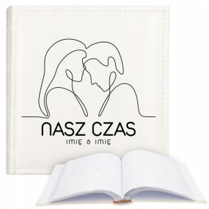 ALBUM SZYTY Prezent na WALENTYNKI MiX Wzory IMIĘ