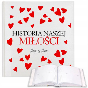 ALBUM SZYTY Skóra HISTORIA naszej MIŁOŚCI Wzory