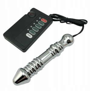 Dildo Analno-waginalne Elektrostymulacja
