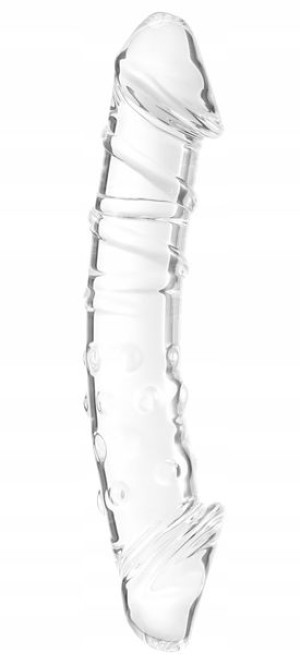Szklane Dwustronne Dildo Analno Waginalne
