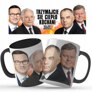 Kubek PREZENT Jarek KACZYŃSKI PIS Różne WZORY MiX
