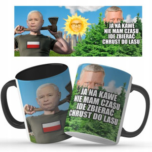 Kubek Śmieszny PREZENT Jarek KACZYŃSKI PIS Wzory