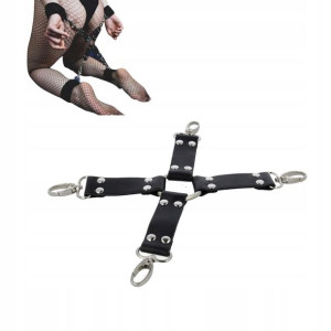 Krzyż Z Karabinkami Do Spinania Kajdan Hogtie Bdsm