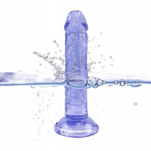 Smukłe Dildo Na Przyssawce Waginalno Analne