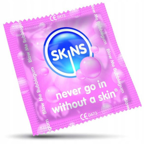 Prezerwatywy Smakowe Skins Bubblegum 1szt