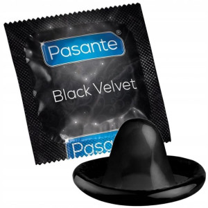 Pasante Black Velvet Czarne Prezerwatywy Xl 1 Szt.