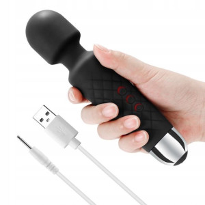 Silikonowy Masażer Mocne Wibracje Magic Wand