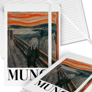NOTES PLANER Notatnik Zeszyt MUNCH Wiele WZORÓW