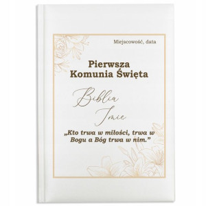BIBLIA Pamiątka I KOMUNII ŚWIĘTEJ Twoje IMIĘ Wzory