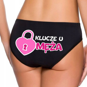 MAJTKI FIGI KLUCZE U MĘŻA Śmieszne Różne Wzory - S