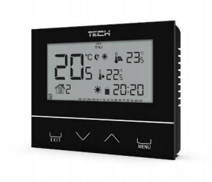 TECH Sterowniki Regulator pokojowy ST292 v3 czarny