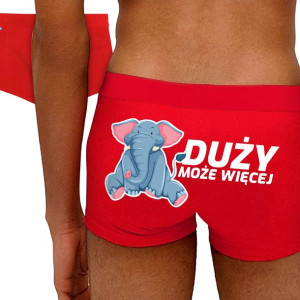 BOKSERKI na WALENTYNKI Duży Może Więcej Wzory XL