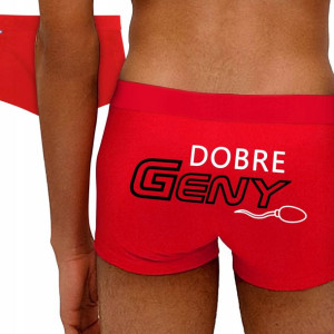 BOKSERKI Zabawny Prezent Dobre Geny MiX WZORÓW XL