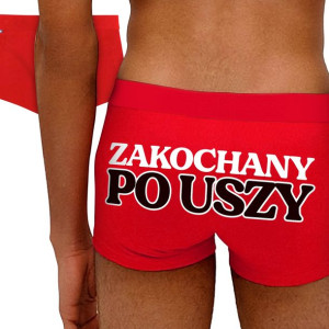 BOKSERKI Zabawny Prezent na WALENTYNKI Wzory - L