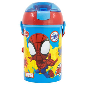 SPIDERMAN Bidon z paskiem 450 ml Butelka z ustnikiem