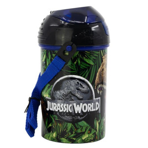 JURASSIC WORLD Bidon z paskiem 450 ml Butelka z ustnikiem