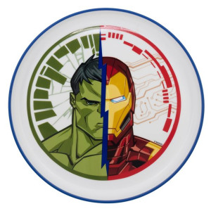 AVENGERS TALERZ PLASTIKOWY ANTYPOŚLIZGOWY Mikrofalówka