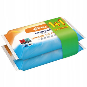 Chusteczki nawilżane KLEENEX antyalergiczne 2x 40