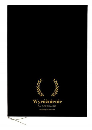 Okładka na dyplom czarna + GRAWER