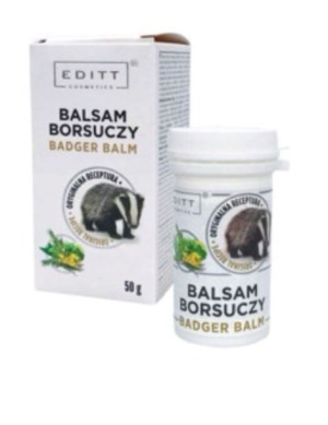 Balsam Borsuczy - Ułatwia Oddychanie - Oryginalna receptura - Editt Cosmeti
