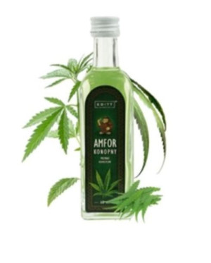 Amfor  KONOPNY Spirytusowy Płyn Ziołowy z Konopią - Editt Cosmetics - 60 ml