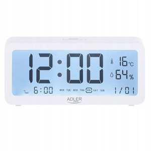 Adler Budzik AD 1195w Biały, Funkcja alarmu