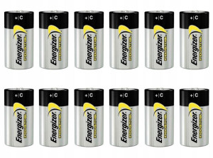 12x Baterie Alkaliczne Energizer R14 Lr14 C Mocne