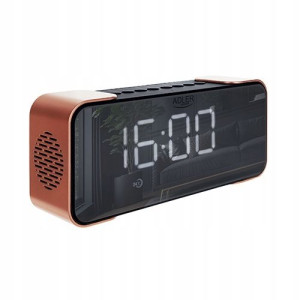 Radiobudzik Fm Zegar Alarm Bluetooth Sd Usb Adler