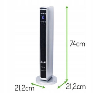 Termowentylator Kolumnowy 2200w Farelka Lcd +pilot
