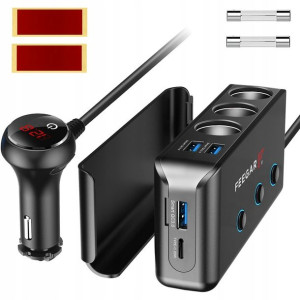 Rozdzielacz Gniazda Zapalniczki 12-24v Usb Feegar