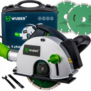 Bruzdownica Do Betonu 3100w Laser Walizka 2 Tarcze