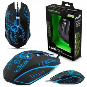 Mysz Gamingowa Myszka Dla Graczy 2400 Dpi Led