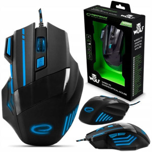 Mysz Gamingowa Myszka Dla Graczy 2400 Dpi Led