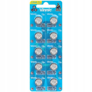 10x Bateria Alkaliczna Vinnic Lr44 Ag13 A76 L1154