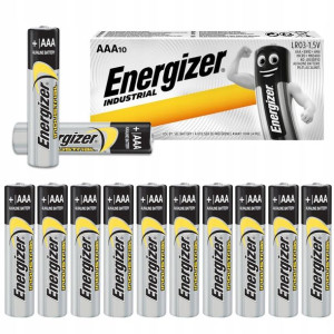 10x Baterie Alkaliczne Energizer Aaa R3 Lr03 Mocne
